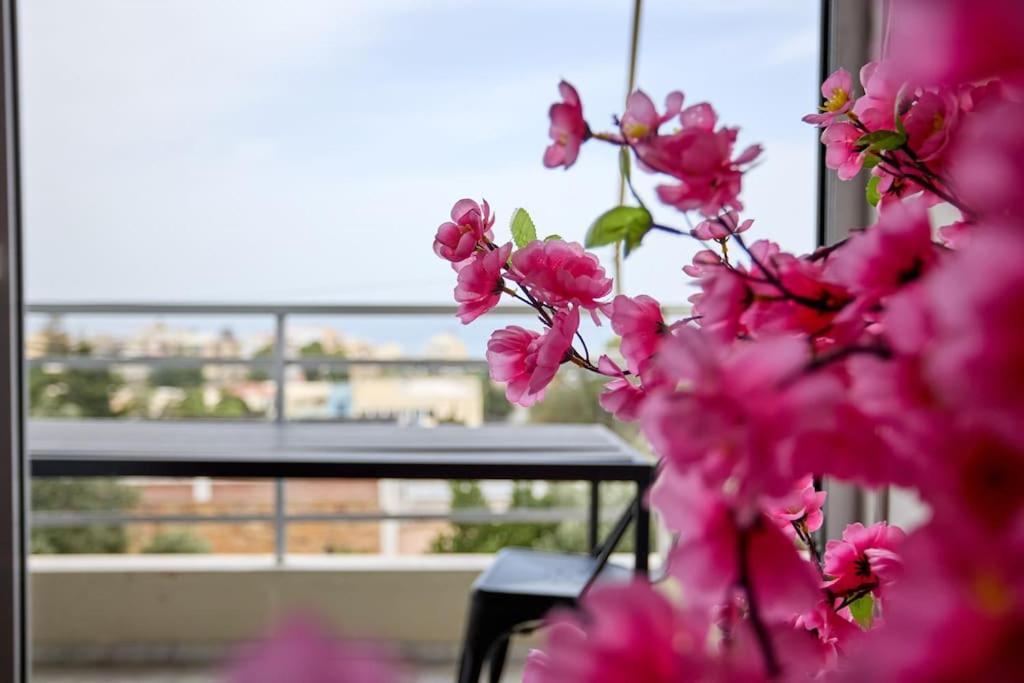 Panoramic White Blue Apartment Chios Town Exterior photo
