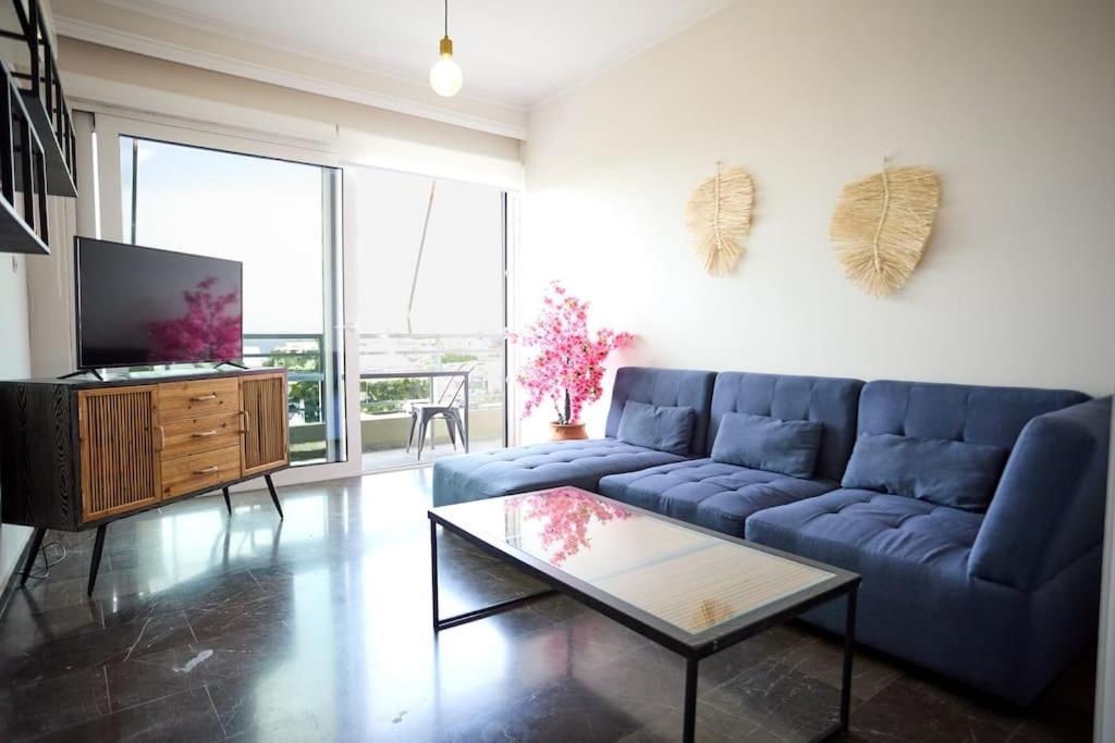 Panoramic White Blue Apartment Chios Town Exterior photo